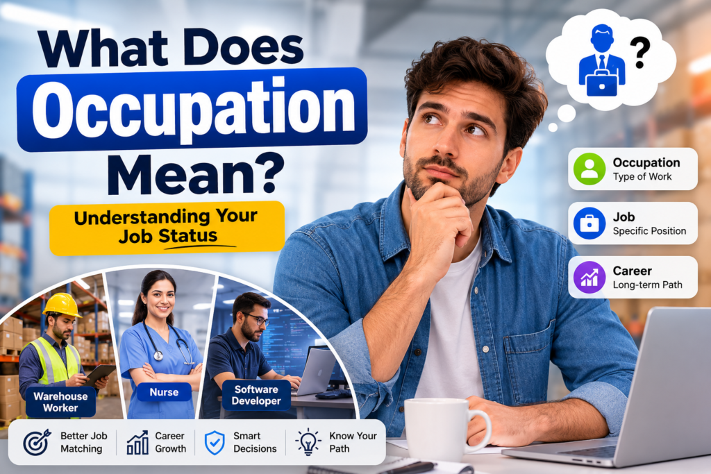 Occupation Means Job